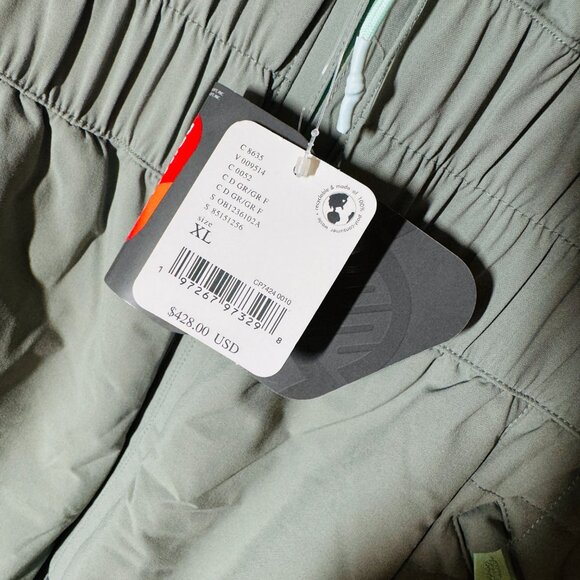 Free People All Prepped Greyed Olive Ski Bibb Snow Pants Size XL NEW WITH TAG - Picture 8 of 9